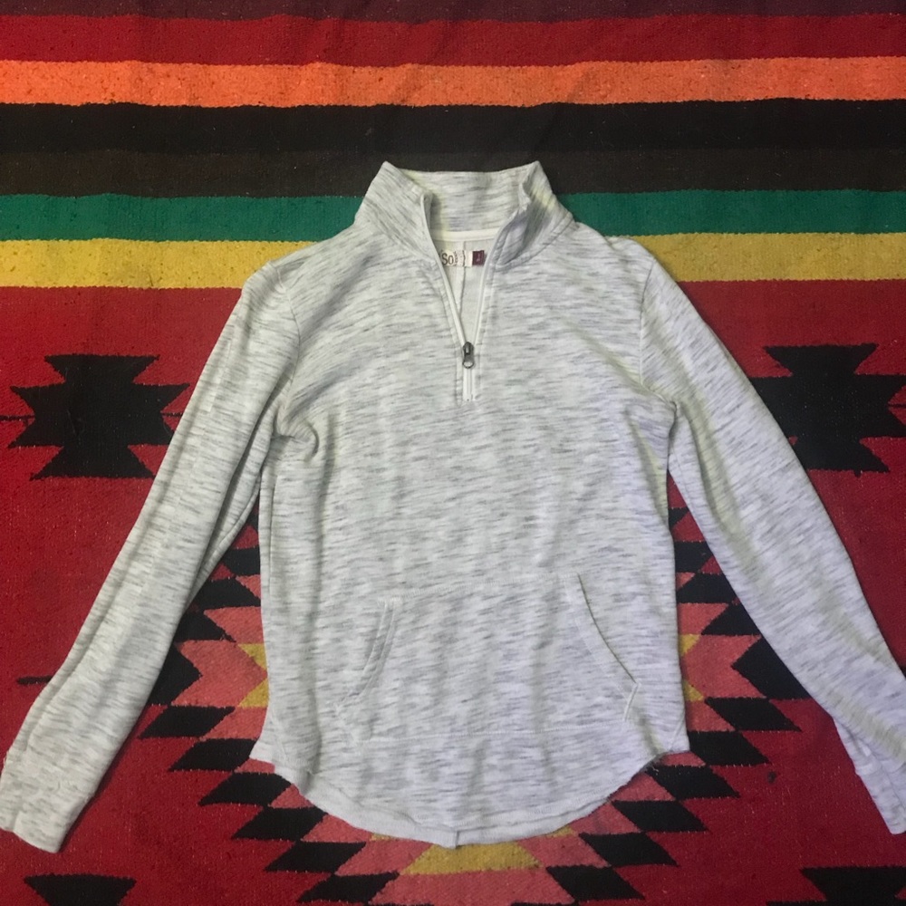 Heather Grey Light Pullover